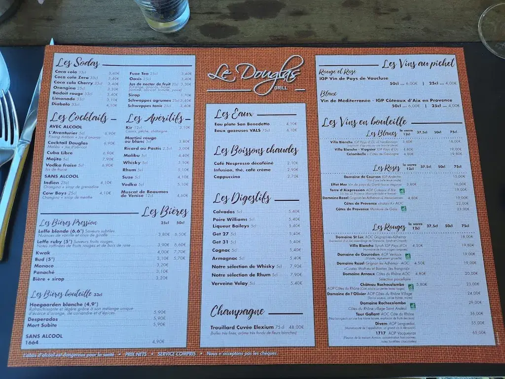 Le Douglas restaurante en Pierrelatte