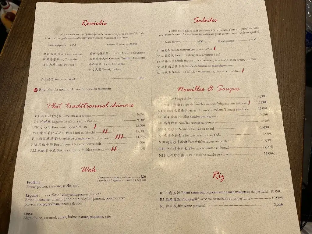 Menu_La Maison Des Raviolis - Mazargues_Marseille_image_3