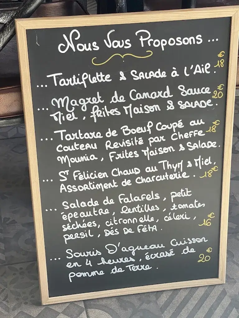 Menu_Bistrot Brasserie - Le Siècle - Mazan_Mazan_image_3