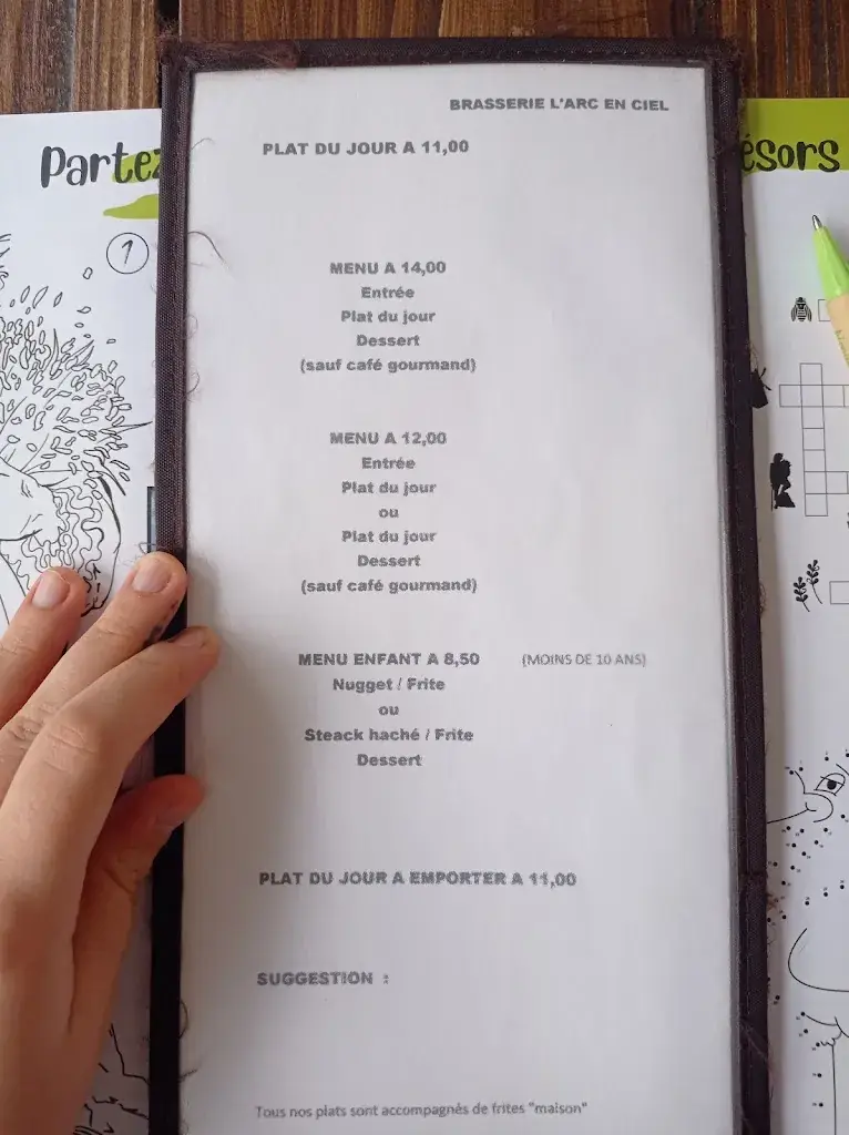 Menu_Restaurant L'arc-en-ciel_Pierrelatte_image_1