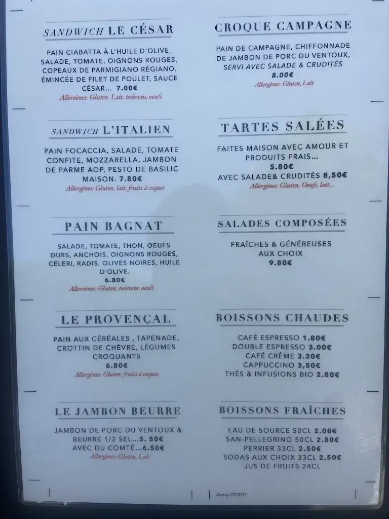 Menu_La Cave à Manger_Ménerbes_image_1