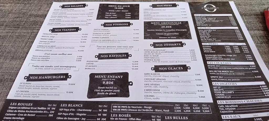 Menü_O philandra_Pierrelatte_Bild_2