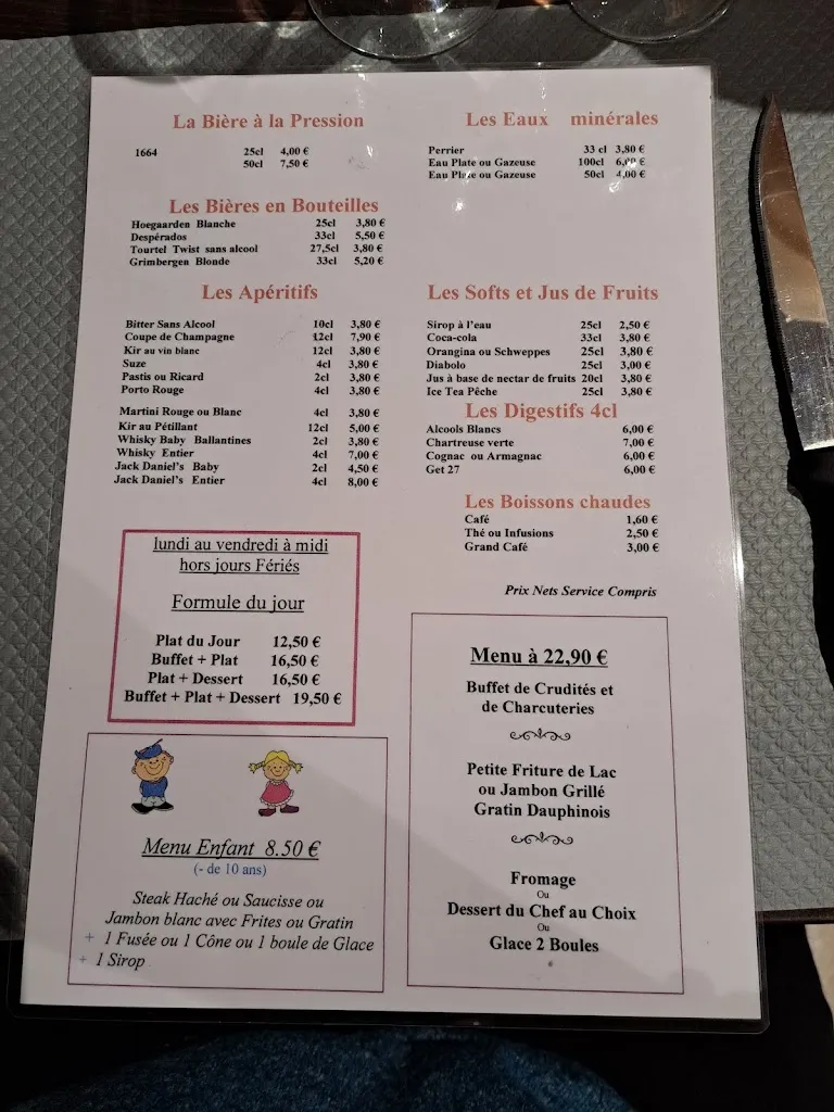 Menu_Restaurant Le Relais de la Tourelle_Paladru_immagine_3