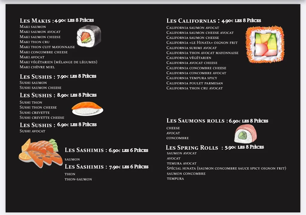 Menu_LE HINATA_Pourcieux_immagine_3