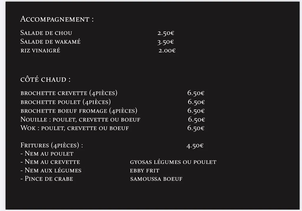 Menu_LE HINATA_Pourcieux_immagine_4