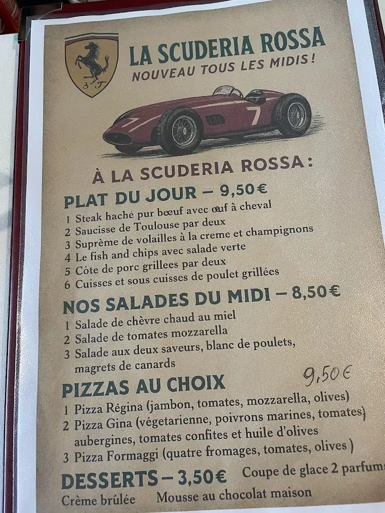 Menu_La Scuderia Rossa_Pont-de-Chéruy_image_2