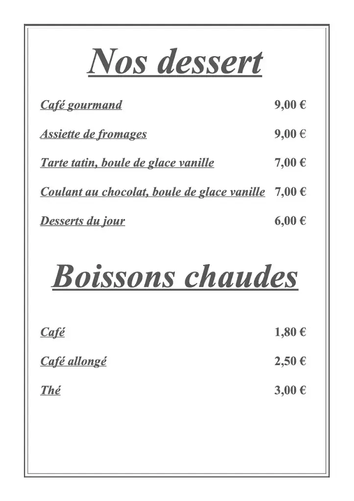 Menu_Restaurant - pizzeria LE THOLEAN Agroparc_Avignon_image_4