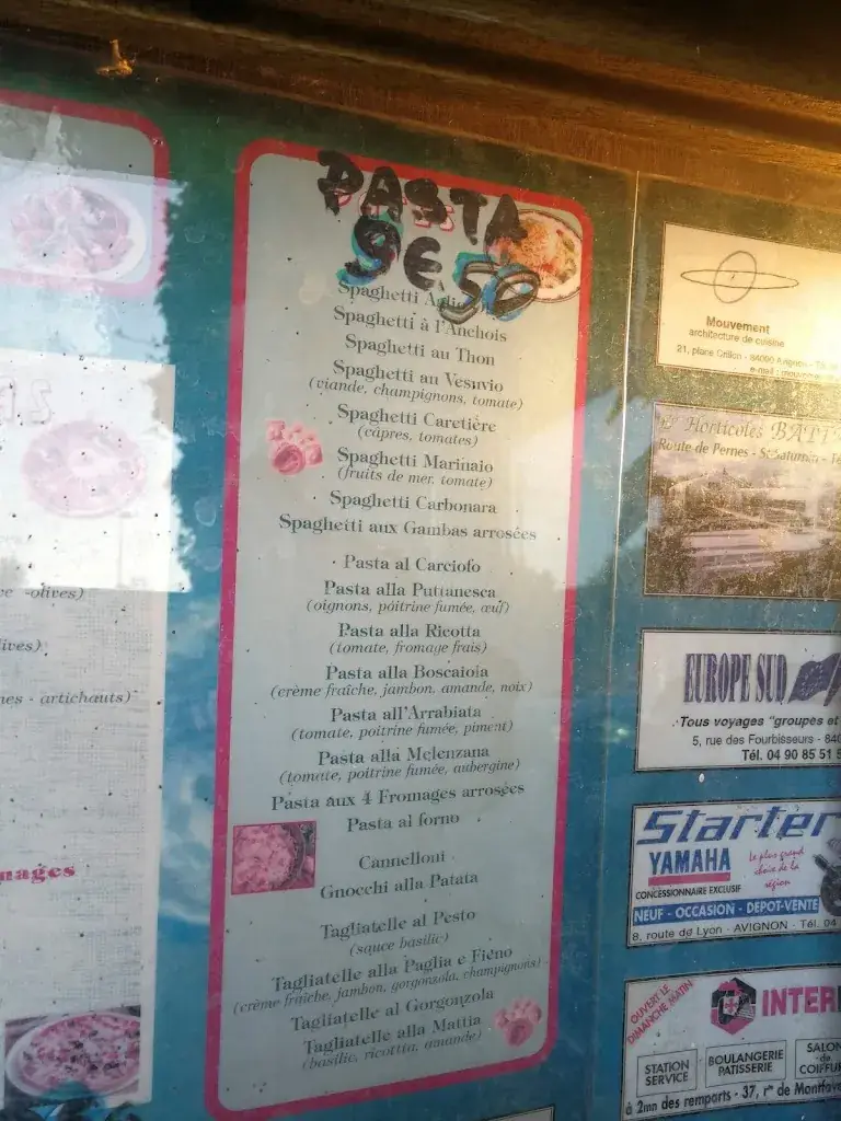 Menu_Napoli Mia Restaurant_Avignon_image_3