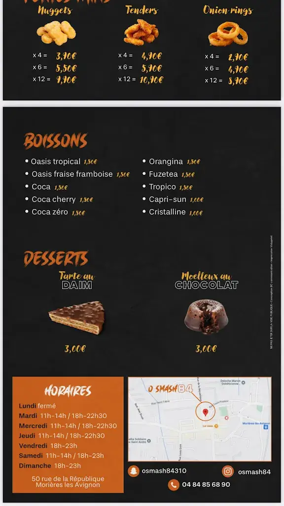 Menu_Ô smash_Morières-lès-Avignon_image_2