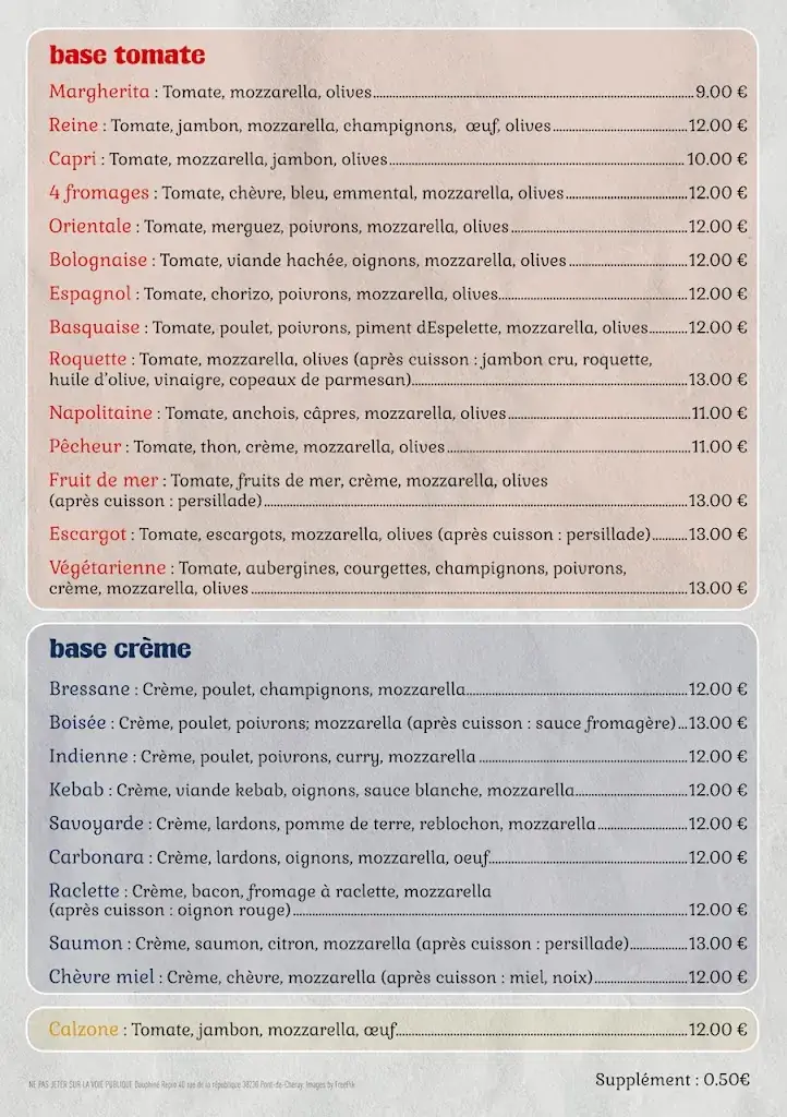 Menu_Pizzeria Emilio Pont-de-Cheruy_Pont-de-Chéruy_image_1