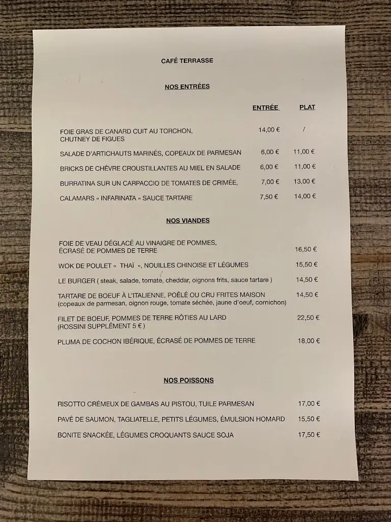 Menu_Le Café Terrasse_Mouans-Sartoux_image_1