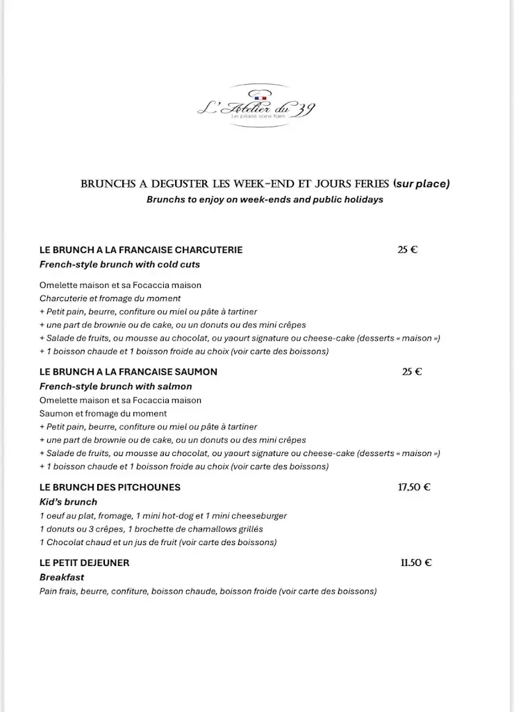 Menu_L’Atelier du 39_Mouans-Sartoux_immagine_1