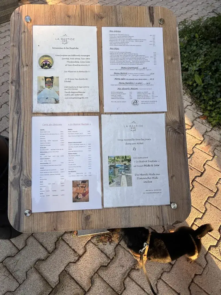 Menu_RESTAURANT la Bastide des Golfs_Mouans-Sartoux_image_4