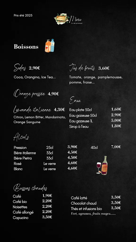 Menu_Miréio, le café provençal_Mouans-Sartoux_image_3
