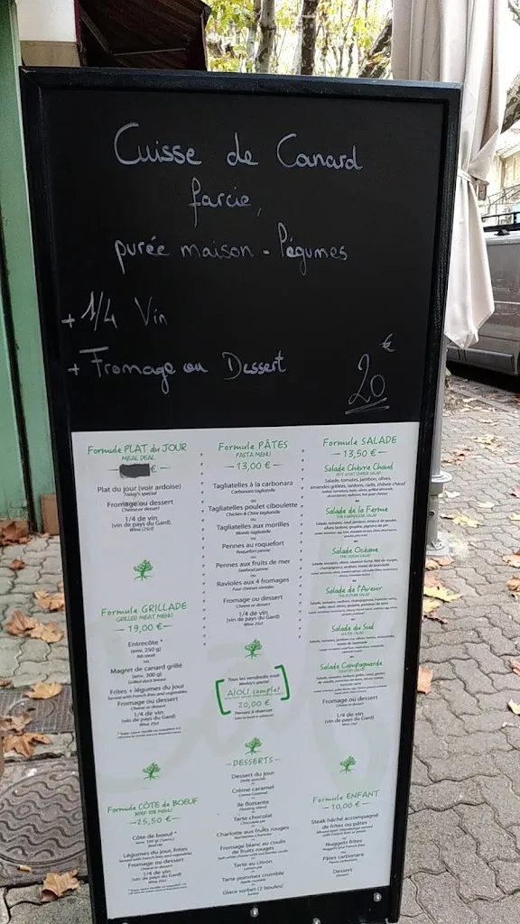 Menu_Café de l'Avenir_Mouriès_image_1