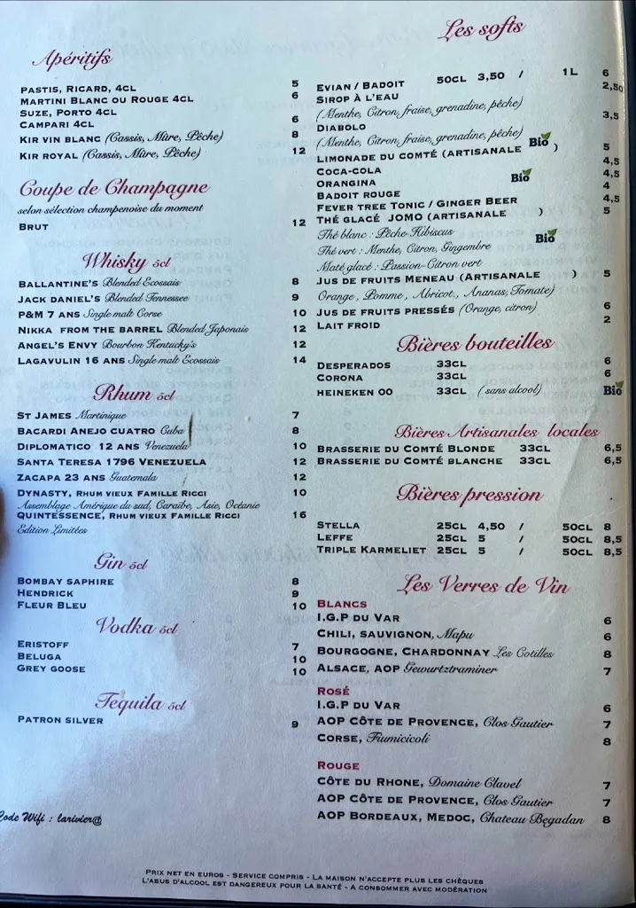 Menu_La Riviera_Mougins_image_3