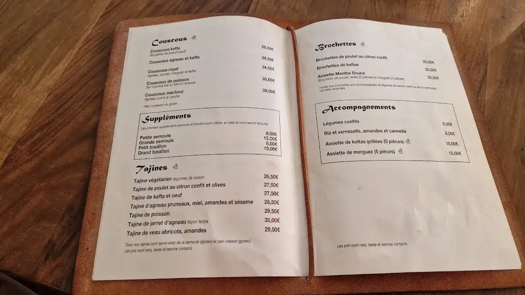 Menu_La Menthe Douce_Mougins_image_1