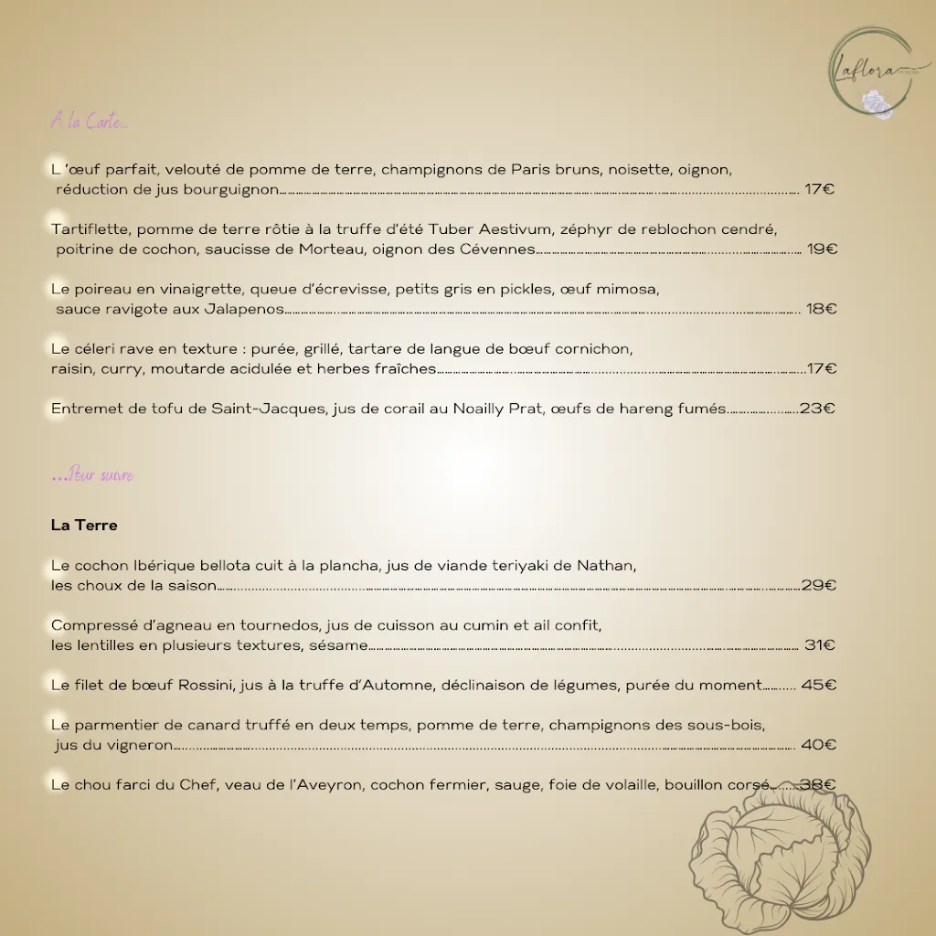 Menu_Restaurant Laflora_Mougins_image_1