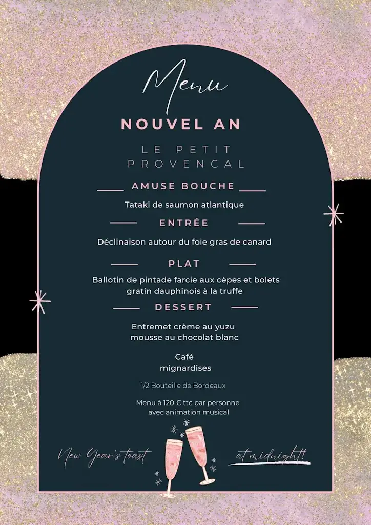 Menu_Le Petit Provençal Restaurant_Mougins_immagine_2