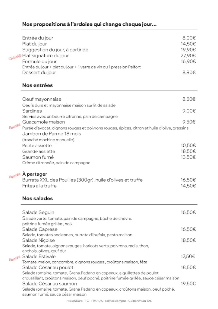 Menu_Le Relais Saint-Basile Mougins_Mougins_image_4