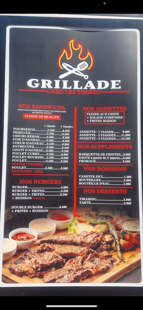 Menü_Grillade chez les frères_Marseille_Bild_1