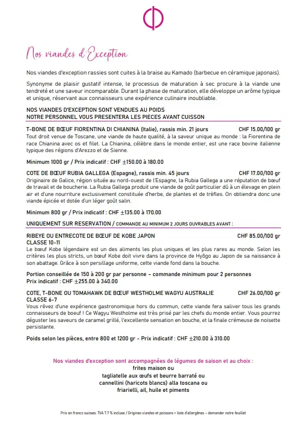 Menu_Restaurant Opéra Sion_Sion_image_2