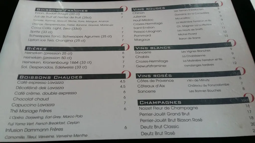 Menu_L'Opéra restaurant_Paris_immagine_3