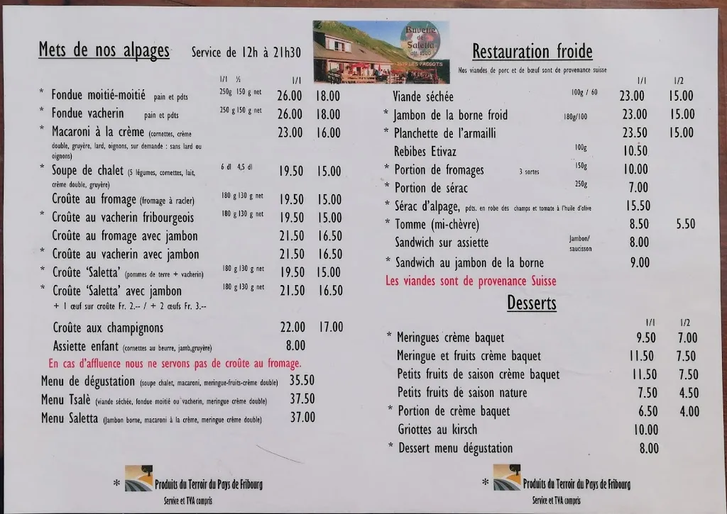 Menu_Buvette de Saletta - Famille Colliard_Paccots_image_1