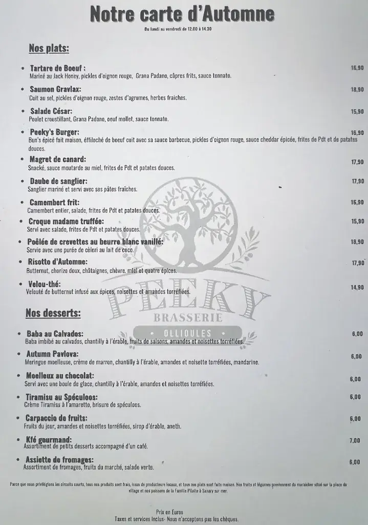 Menu_Peeky Brasserie_Ollioules_image_1