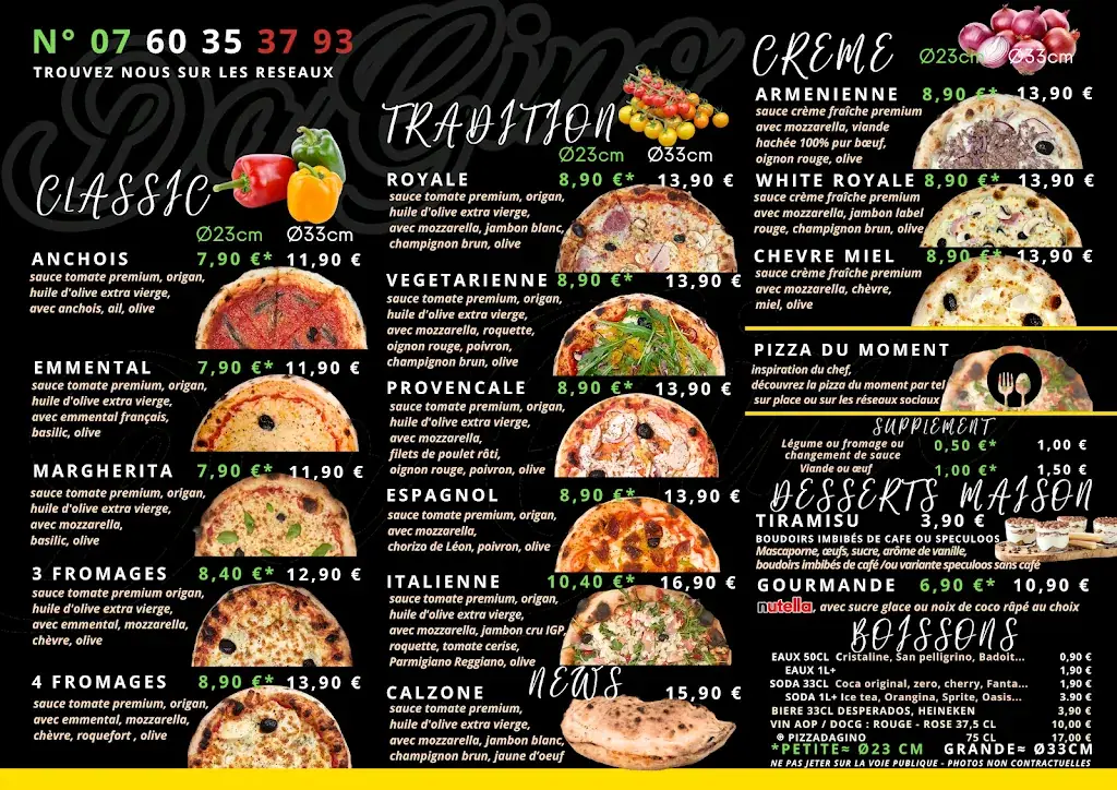 Menu_Pizza Da Gino_Ollioules_image_1
