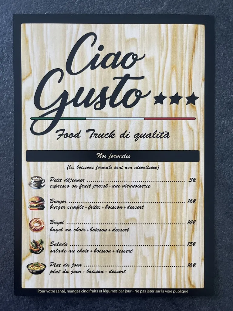 Menu_CIAO GUSTO_Ollioules_image_3