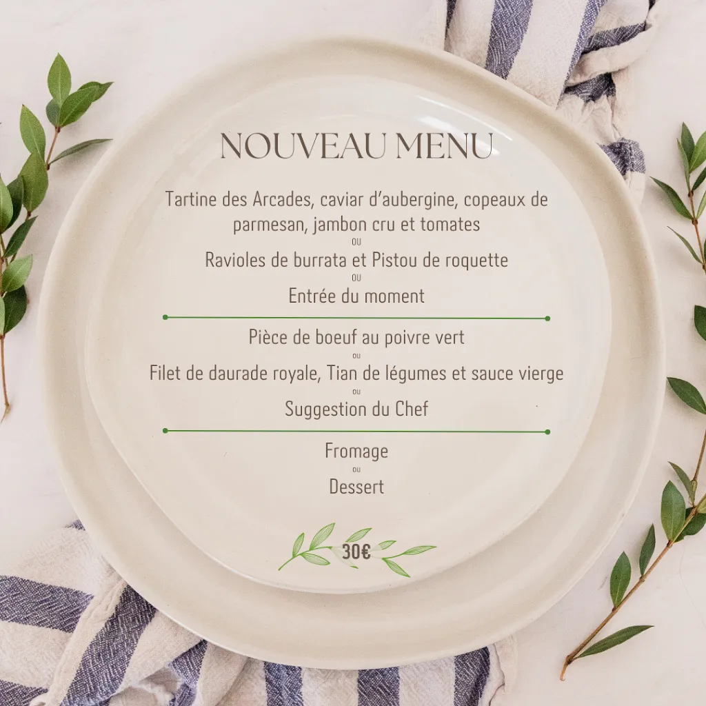 Menu_Restaurant des Arcades_Orgon_image_2