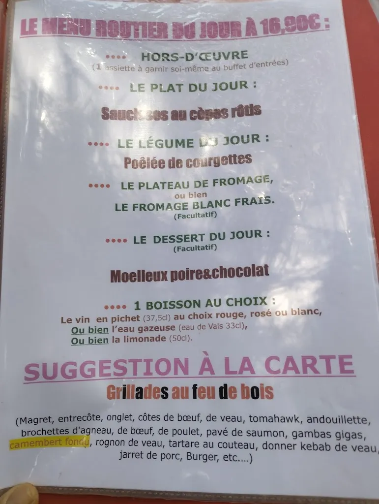 Menu_Le Relais Des Fumades_Orgon_image_1