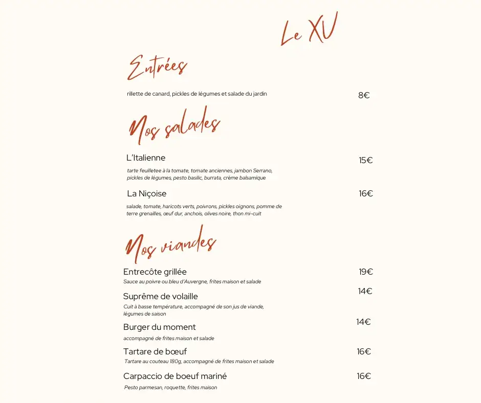 le xv restaurant in Oraison