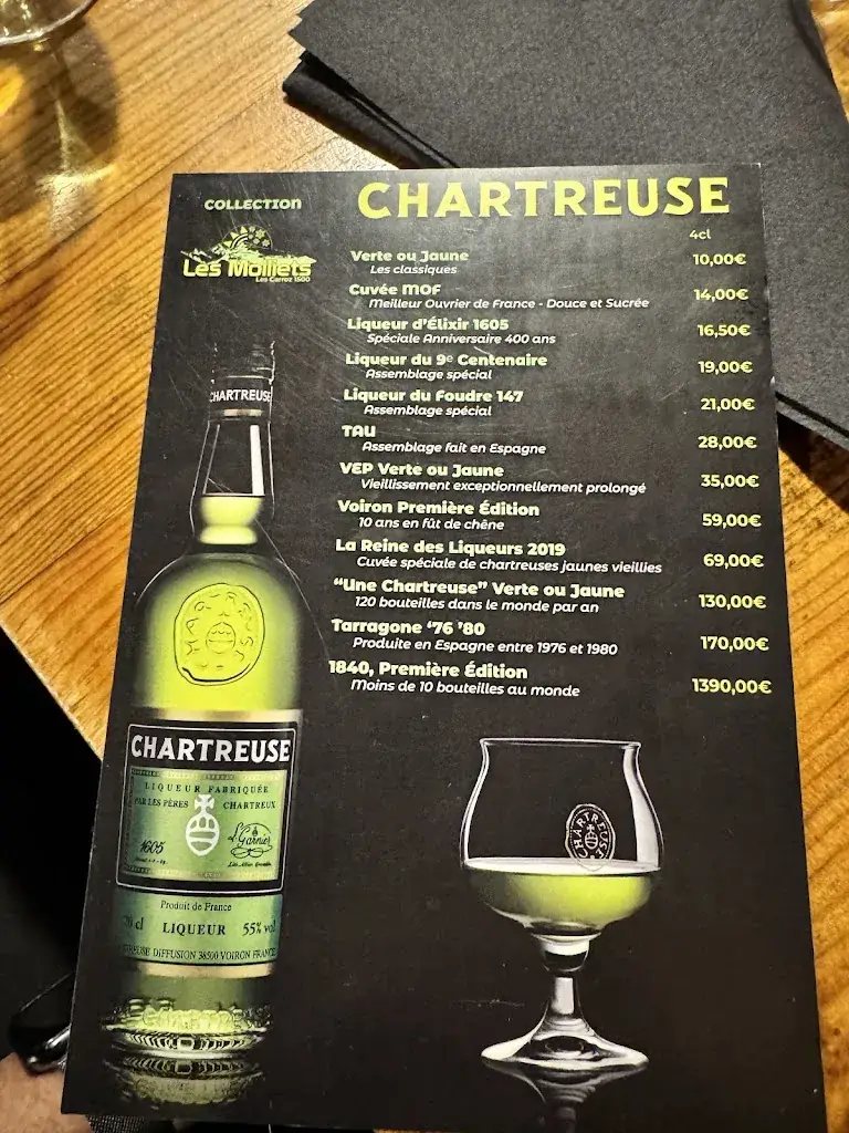 Menu_Chalet des Molliets_Arâches-la-Frasse_image_1