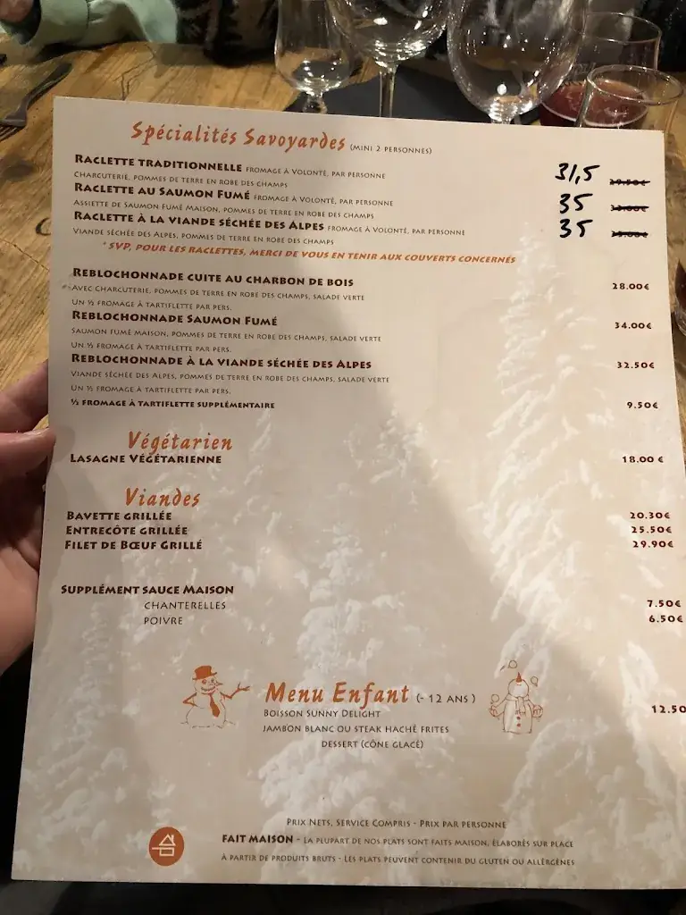 Menu_Chalet des Molliets_Arâches-la-Frasse_image_4