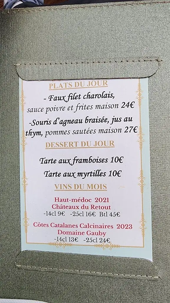 Menu_Les Deux Palais_Paris_image_1