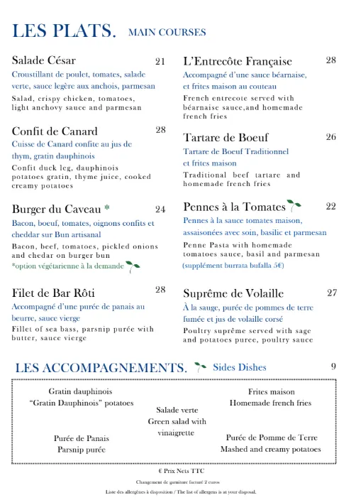 Menu_Le Caveau du Palais_Paris_image_1