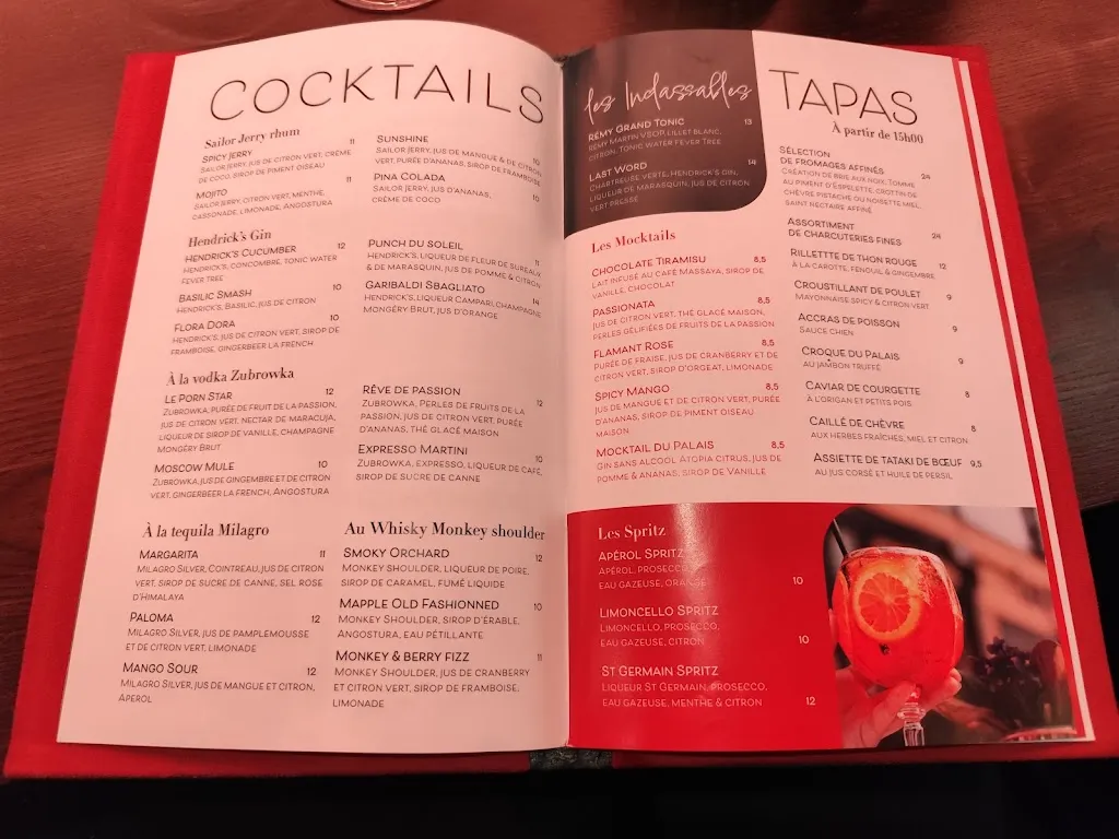 Menu_Le Palais_Paris_image_1