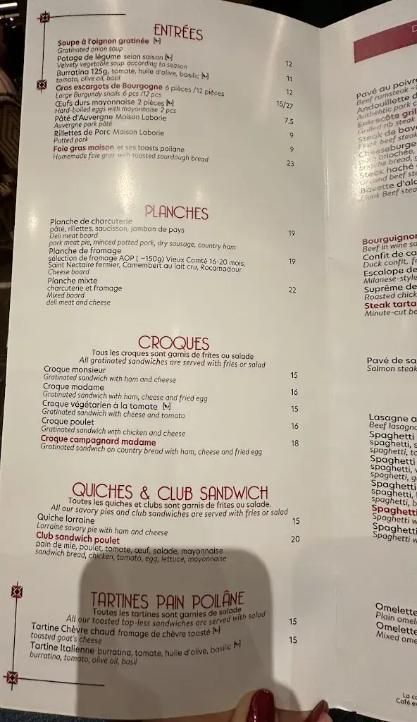 Menu_Le Départ Saint-Michel_Paris_image_4