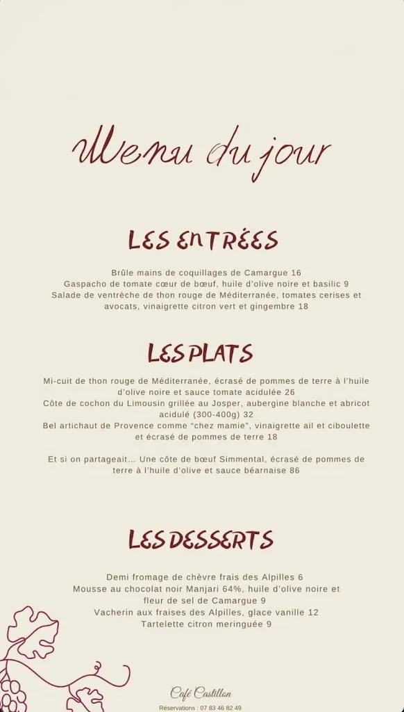 Menu_Le Café Castillon_Paradou_immagine_3