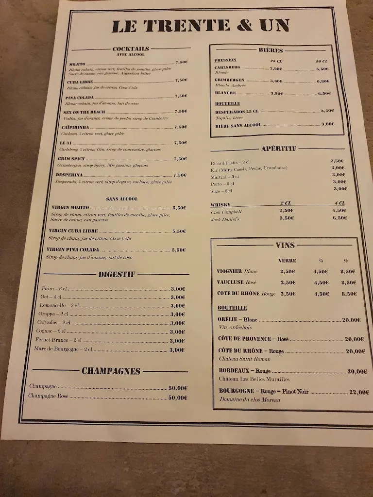 Menu_Le trente et un_Oullins-Pierre-Bénite_immagine_3