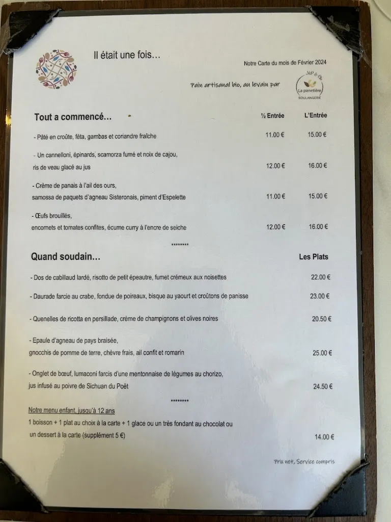 Menu_Il etait une fois..._Sisteron_image_1