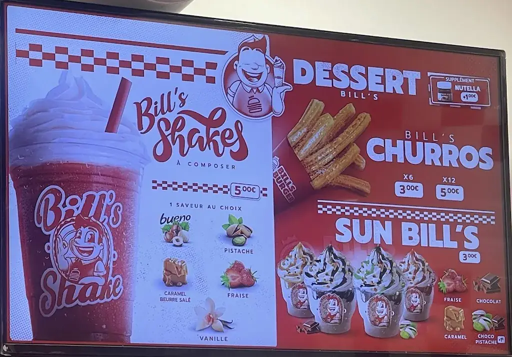 Menu_Bill's Burger Oullins-Pierre-Bénite_Oullins-Pierre-Bénite_image_2