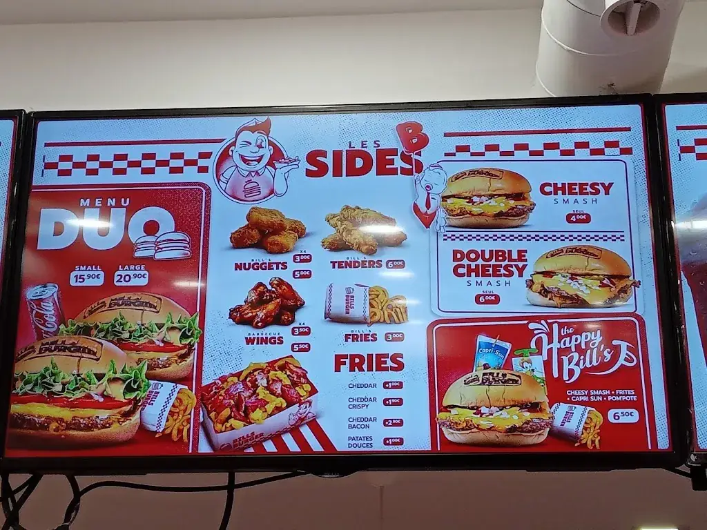 Menu_Bill's Burger Oullins-Pierre-Bénite_Oullins-Pierre-Bénite_image_4