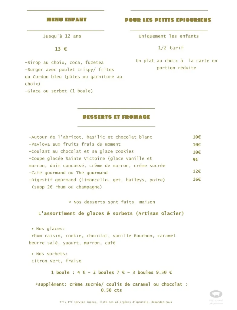 Menu_Restaurant L'epicurien_Pélissanne_immagine_2