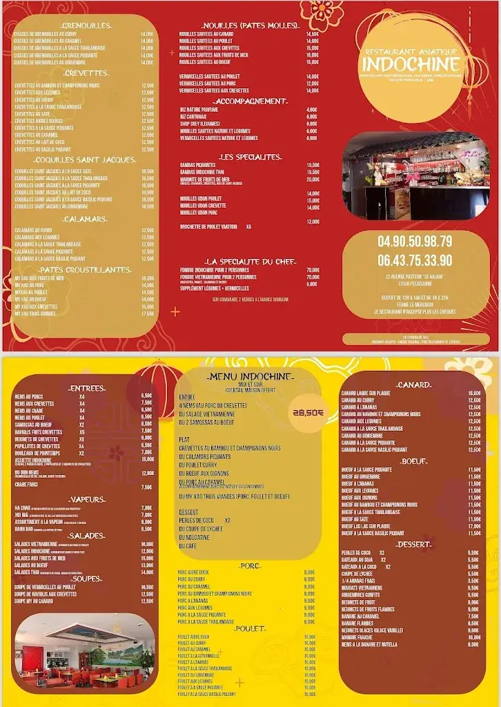 Menu_Restaurant Indochine Pélissanne_Pélissanne_image_1