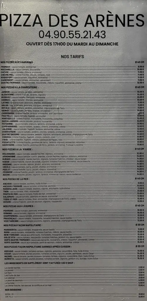 Theo Flt_Pizza Des Arenes_Pélissanne_review