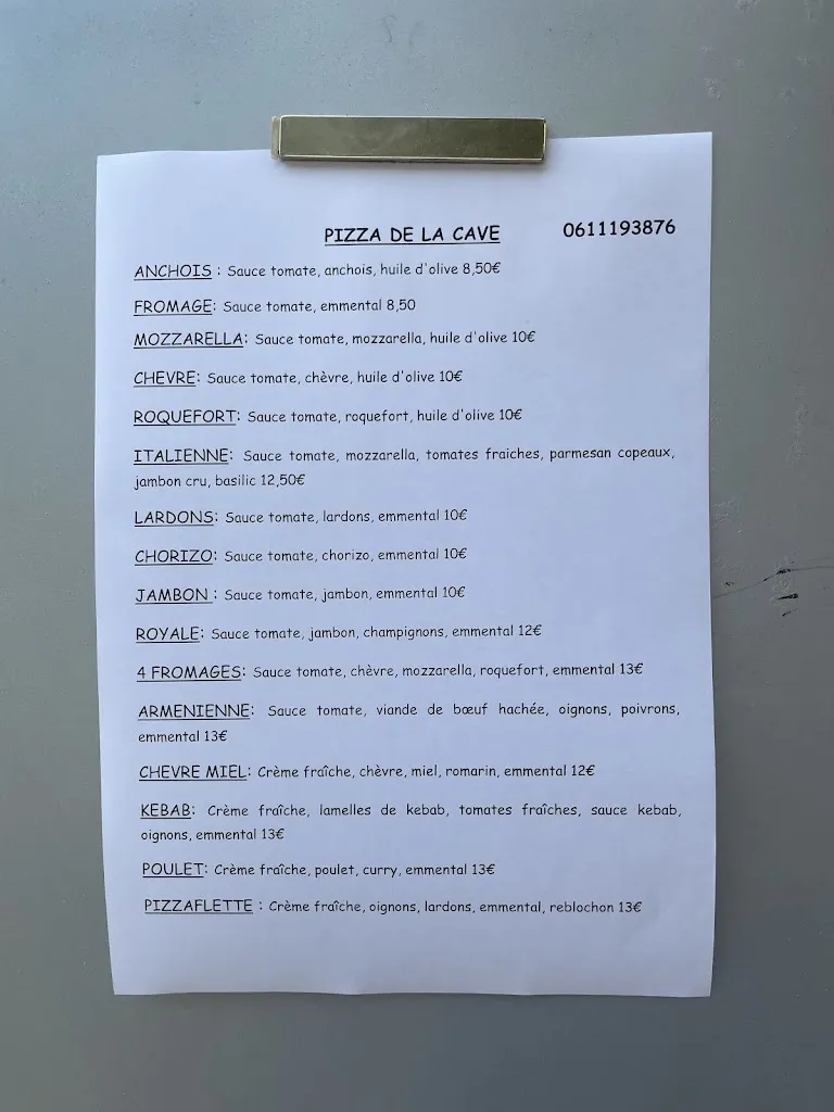 Menu_La cave à pizza_Pélissanne_image_2