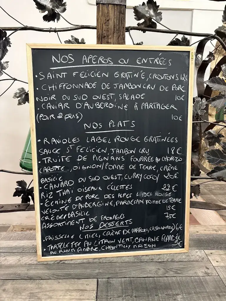 Menu_Restaurant Le Secret_Pignans_image_1